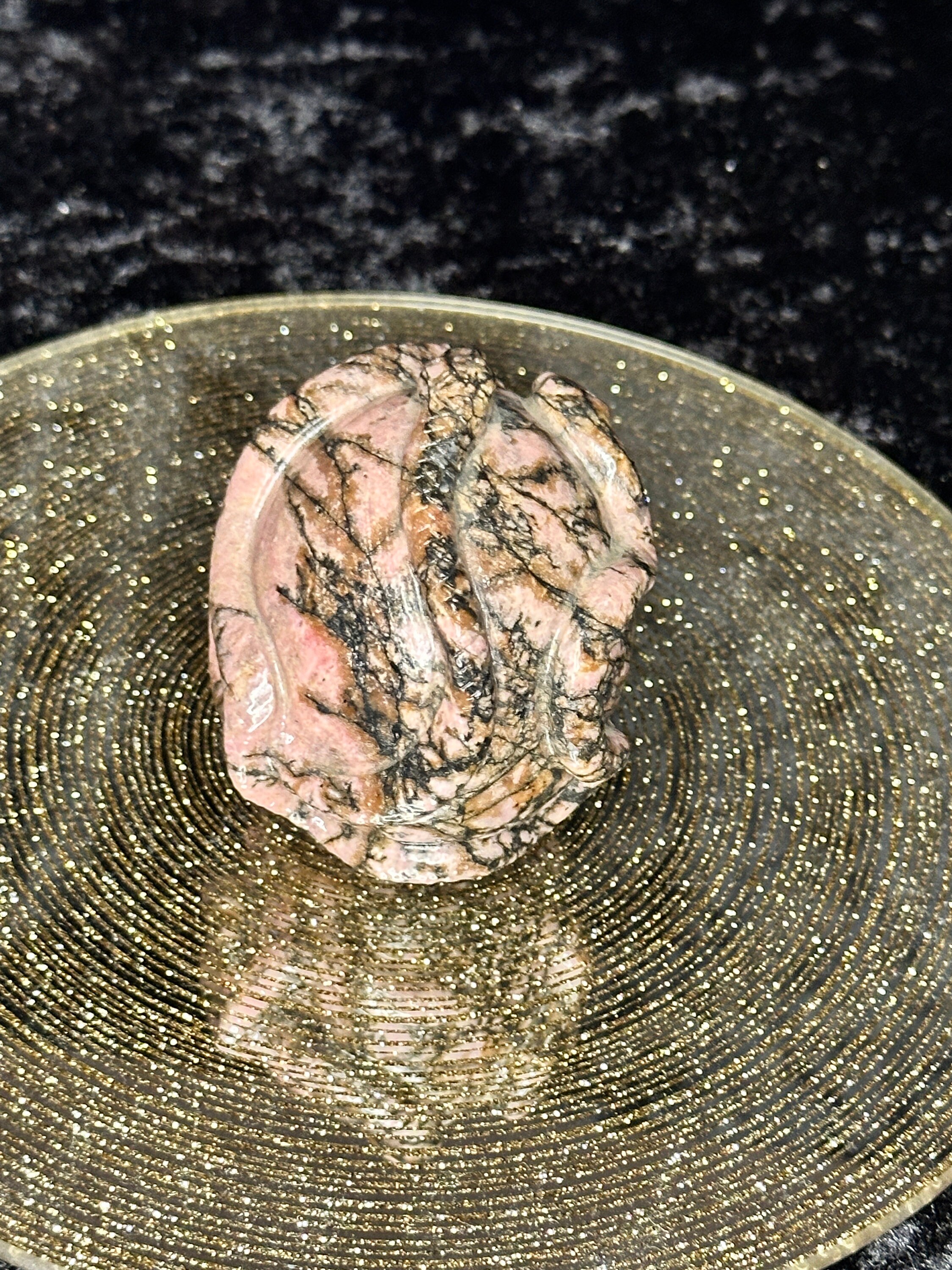 3インチのロードクロサイトスカルヘッドと蛇 - Etsy 日本