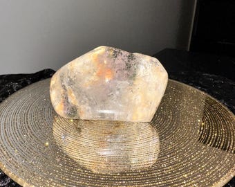 3.75” Garden Quartz Freeform – Lodolite Inclusion Quartz, Scenic Crystal, 3.75 Inches