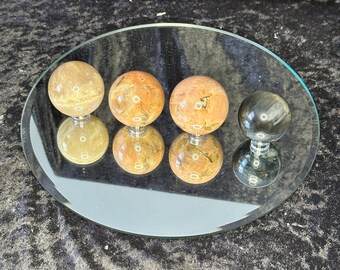 Moonstone Sphere Natural Crystal Ball Peach Moonstone Polished Stone Choose Your Sphere