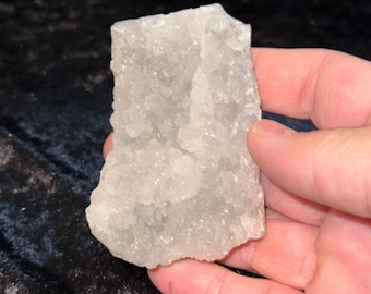 White Apophyllite Crystal Cluster – 3” Raw Apophyllite Specimen, Sparkling Crystal Cluster, Healing Crystal, Altar Decor