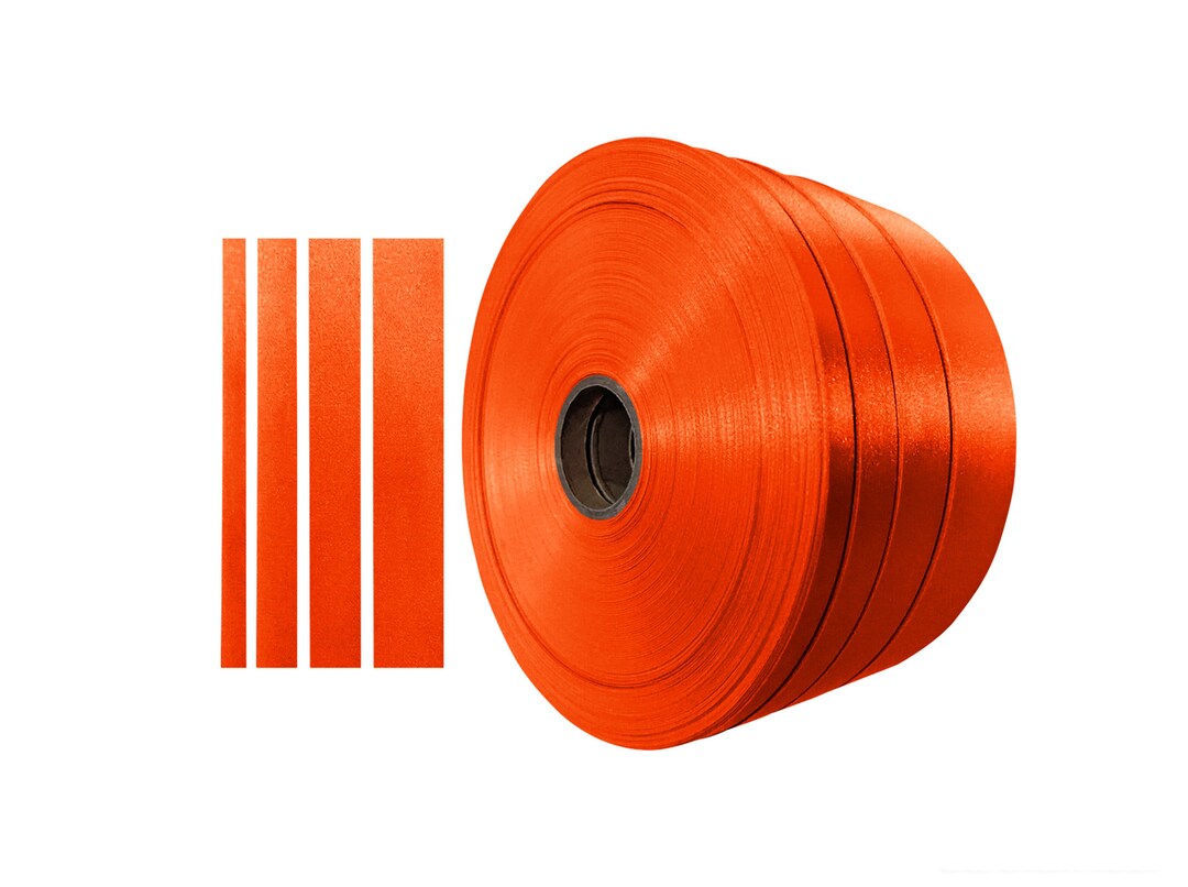 Burnt Orange Coloured Satin Ribbon 10mm 16mm 25mm 40mm for Scrapbooking ...