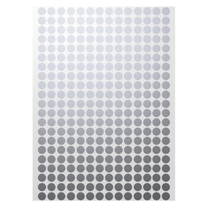 8mm silver sticker dots adhesive round labels circular spot scrapbook