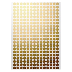 8mm gold sticker dots adhesive round labels circular spot scrapbook