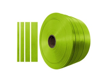 Lime coloured satin ribbon 10mm 16mm 25mm 40mm for scrapbooking wedding wrap party decor gift packing gift boxes