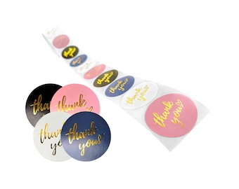 Custom Thank You Labels 500pcs Cat Thank You Stickers - Self-Adhesive