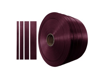 Burgandy satin ribbon 10mm 16mm 25mm 40mm for scrapbooking wedding wrap party decor gift packing gift boxes