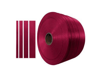 Wine red satin ribbon 10mm 16mm 25mm 40mm for scrapbooking wedding wrap party decor gift packing gift boxes