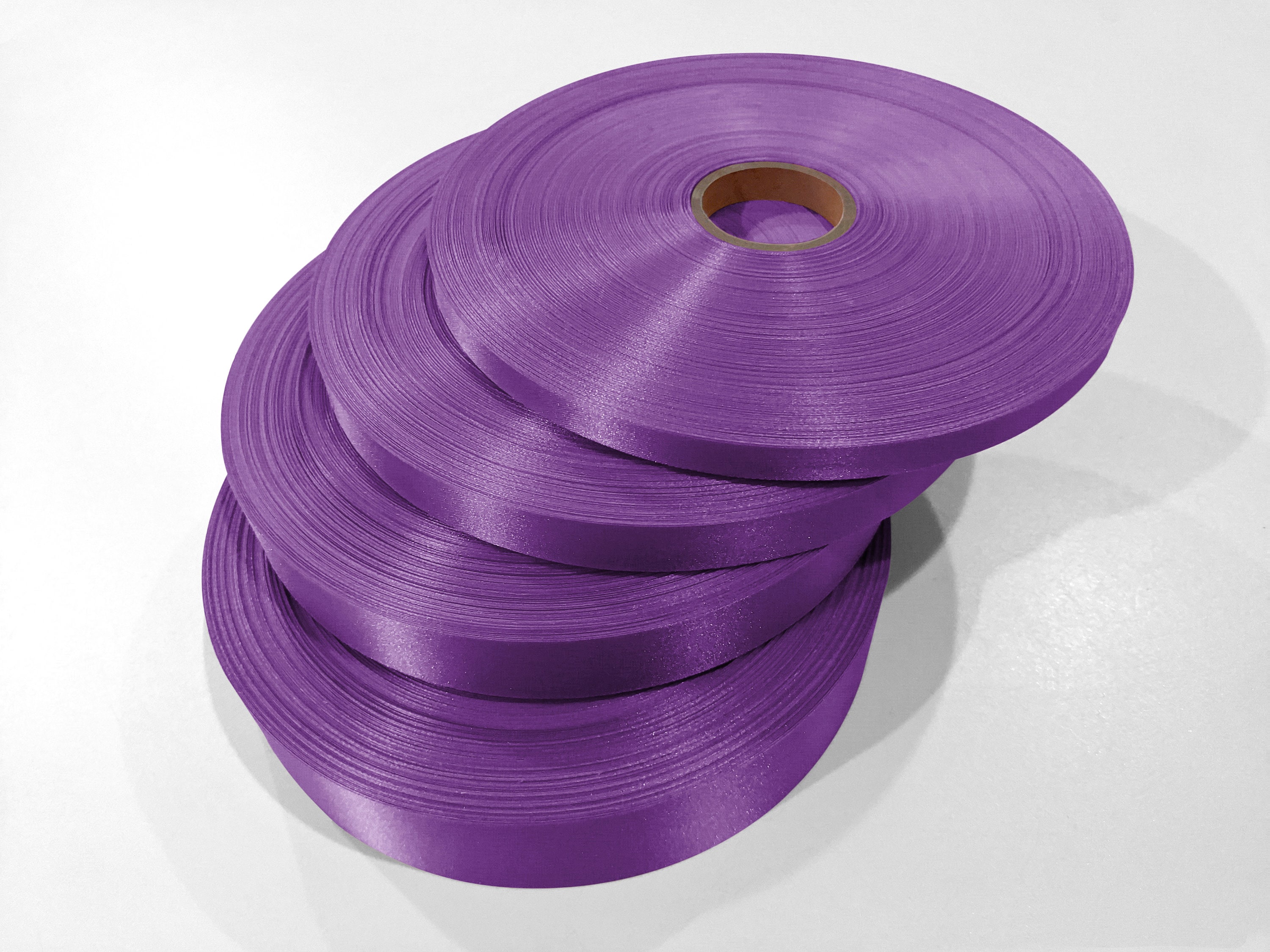 Ruban De Satin Violet Clair 22-25 M X 10 Mm Pour Mariage