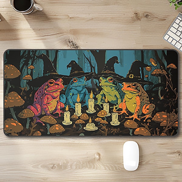 Mata do zabawy Dartfrog, Magic the gathering, mata do zabawy MTG, prezent MTG, mata CCG, mata do gier Witch Frog Deskmat