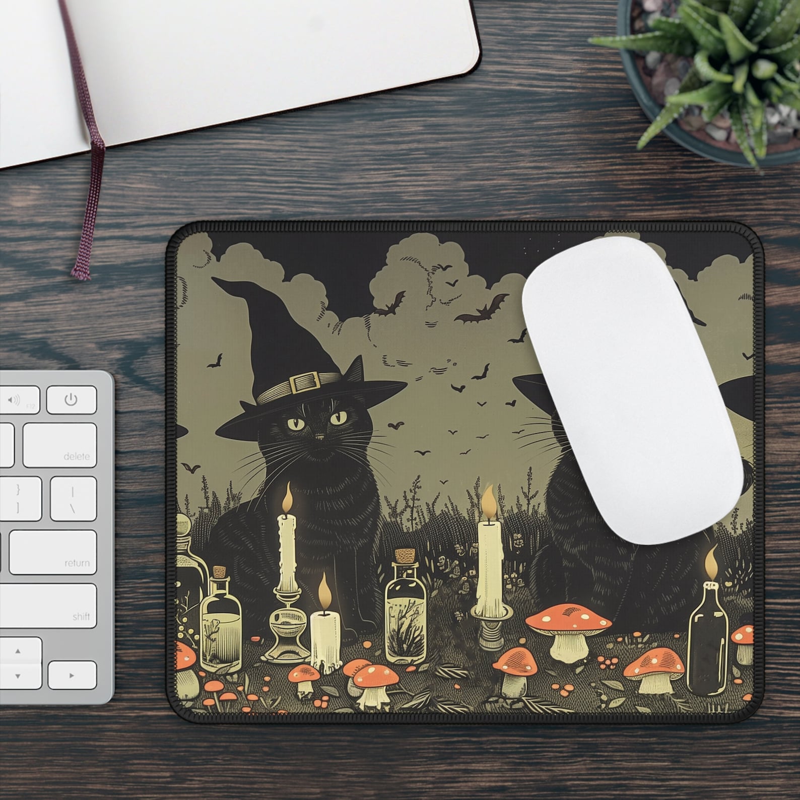 Magic Cat Deskmat, Magic the Gathering, MTG Playmat, MTG Gift, Cat ...