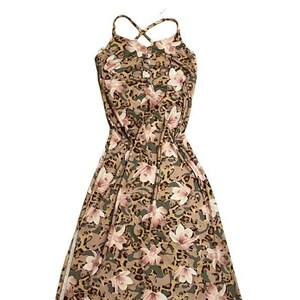 brown coquette dress Vintage Y2K Long Maxi Floral Print Grunge 70% Rayon upload-20250512 SHEIN EZwear Plus Size Dress Length:REGULAR - 5'3