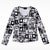 Crop Top Vintage Carling Paris - Taille S - Noir - Style Y2K / Années 2000 - Élasthanne