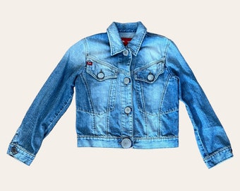 Y2K Vintage Miss Sixty Jeans Jacket | Light Blue Crop Jacket | Y2K Short Jacket Denim Jacket