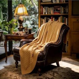 Netbors 100% Cotton Cable-knit Throw Blanket: 60" x 70", Ultra Soft, Breathable, All-Season Comfort, Gift Packaging