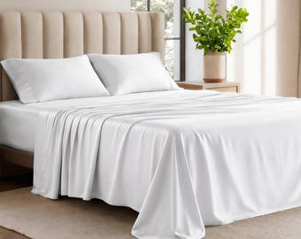 Netbors Tencel Blend Sheet Set: Silky Smooth, Cooling, 4-Piece
