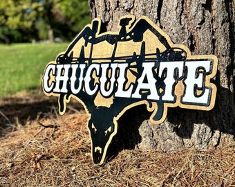 Deer Antler Last Name Sign, Rustic Wood Hunting Decor