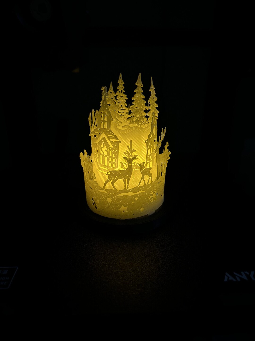 Christmas Tea Light Lantern Etsy