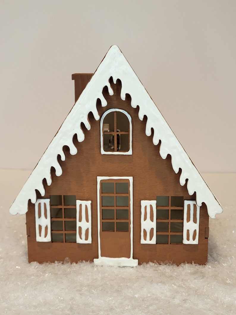 Gingerbread Cabin - Etsy