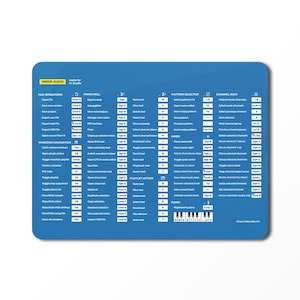 FL Studio Shortcut Blueprint Mousepad