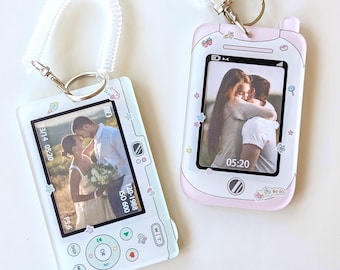 Photo Card Keychain (With Optional Photo) | Custom Personalised Photo, Picture Keychain | Custom Gifts For Her, Him | Valentine’s Day Gift