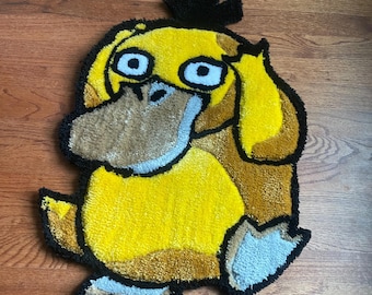 Psyduck Custom Handmade Tufted Rug / Carpet