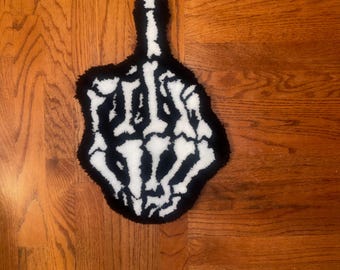 Skelton Middle Finger - F U