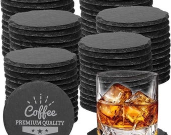 Drink Coaster  (custom logo engraved)