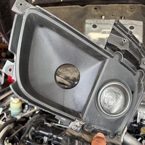 Evo x front bumper air ducts
