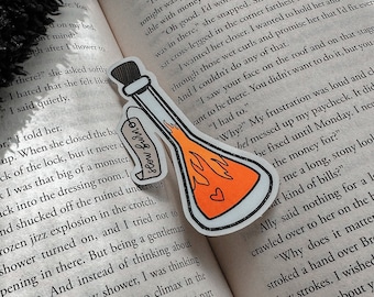 Slow Burn Potion Trope Sticker | Bookish Sticker | Kindle Sticker