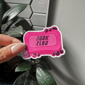 Book Club Sticker Fight Club Inspired Sticker Bookish Kindle Sticker image 4