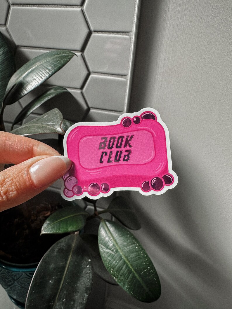 Book Club Sticker Fight Club Inspired Sticker Bookish Kindle Sticker image 4