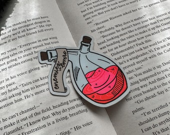 Enemies to Lovers Potion Trope Sticker | Bookish Sticker | Kindle Sticker