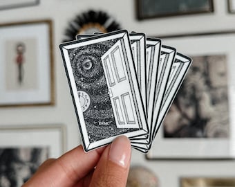 Twilight Zone Inspired Sticker: Sci-Fi Mystery, Kindle Sticker