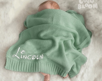 Coperta con nome personalizzato per bambino, coperta personalizzata per passeggino, coperta con nome ricamato, regalo per la doccia del neonato, decorazione per l'asilo nido, regalo per la nuova mamma