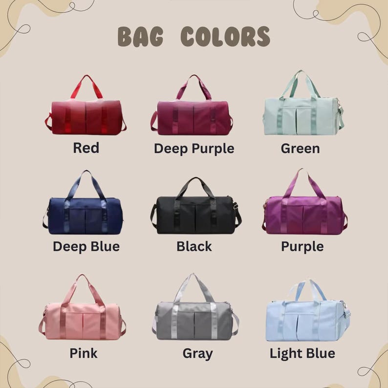 Custom Kids Travel Bag, Personalized Kids Name Duffel Bag, Children's Monogrammed Luggage Weekender Bag, Kids Birthday Baby Shower Gift image 4