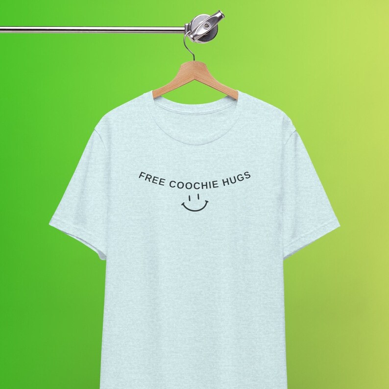 Free Coochie Hugs Tee Smiley Face Meme Y2k T Shirt Sex Joke Funny Dumb ...