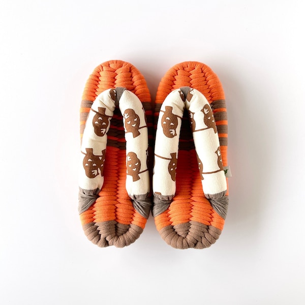 Nuno Zori, Handcrafted Japanese-style house slippers, Vintage Japan Sandal