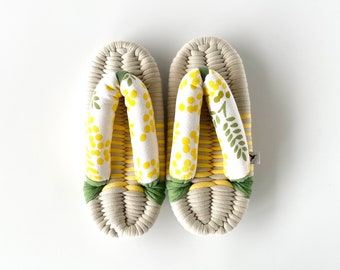Nuno Zori, handgefertigte Hausschuhe im japanischen Stil, Vintage Japan Sandale