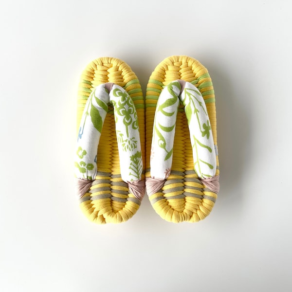 Nuno Zori, Handcrafted Japanese-style house slippers, Vintage Japan Sandal