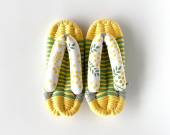 Nuno zori, pantoufles maison de style japonais fabriquées à la main, sandale japonaise vintage