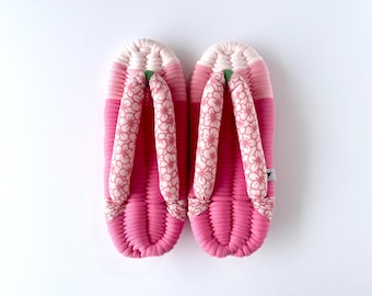 Nuno Zori, Handmade Japanese Fabric Sandals, Vintage-Inspired Indoor Slippers, US10