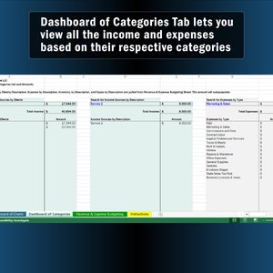 Income, Expenses, Inventory, & Capital Expenditure Tracker image 3