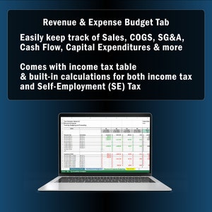 Income, Expenses, Inventory, & Capital Expenditure Tracker image 4