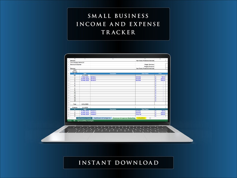 Income, Expenses, Inventory, & Capital Expenditure Tracker image 1