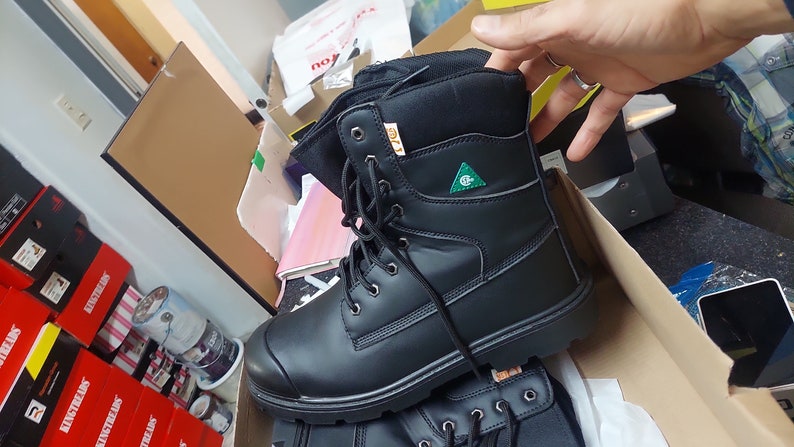 Safety Shoes/ Safety Boots/ Botte de travail/ certified by CSA /Construction boots/ 画像 3