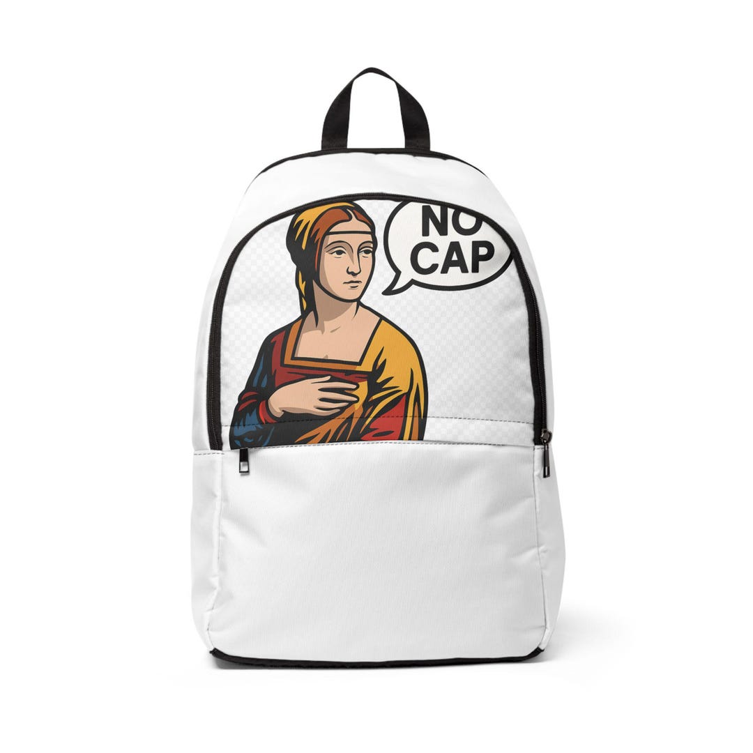 Renaissance + Gen Z Memes Unisex Fabric Backpack - Renaissance Painting ...