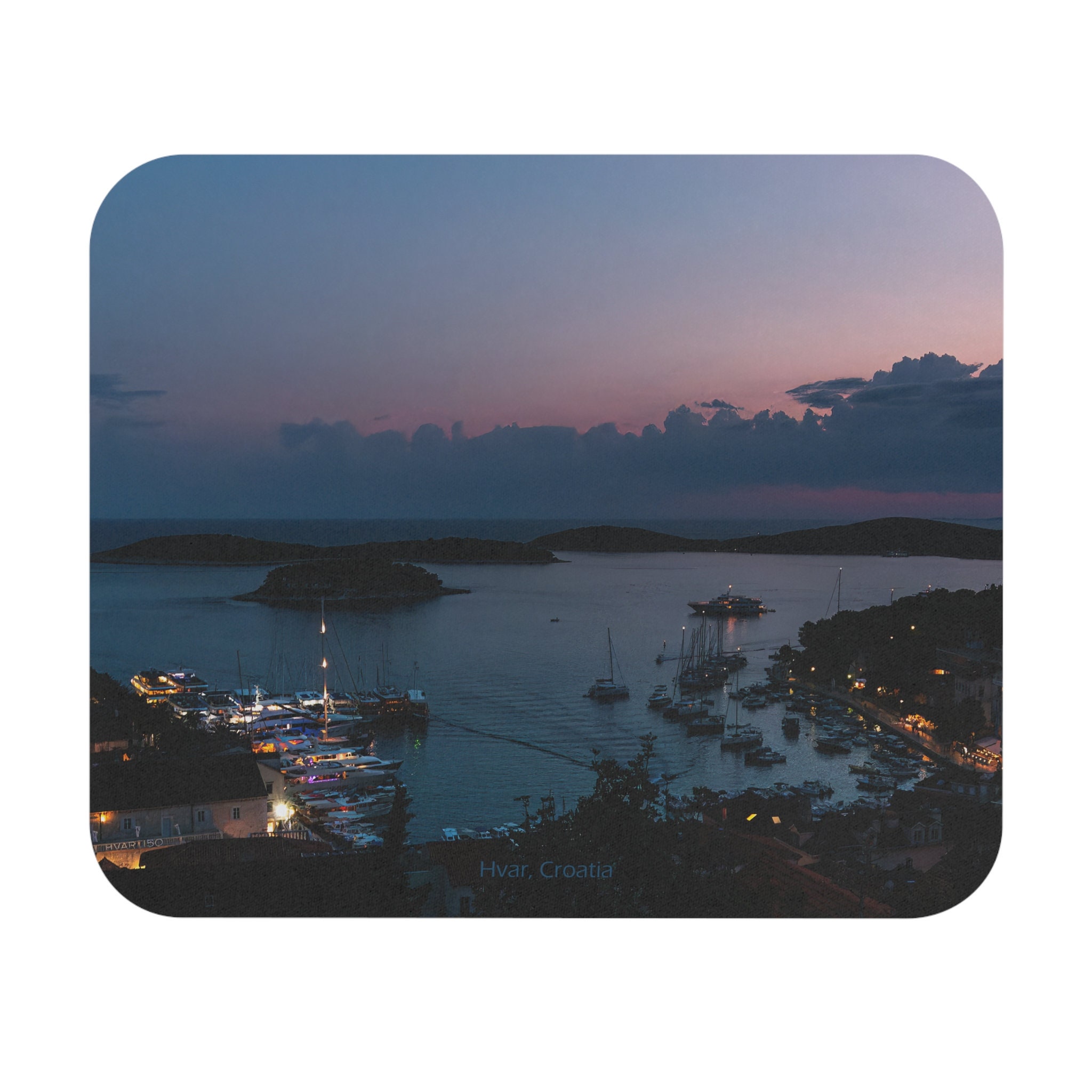 Hvar Croatia Mouse Pad Sunset - 005 Been there, Done that, forgot the awesome souvenir