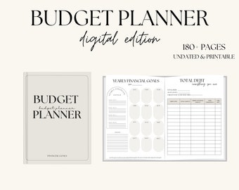 Planer Budżetu | Cyfrowy Planer Budżetu | Arkusz Kalkulacyjny Budżetu | Książka Planera Budżetu | Planer Finansowy