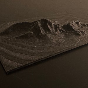 Benutzerdefinierte 3D-topografische Karte