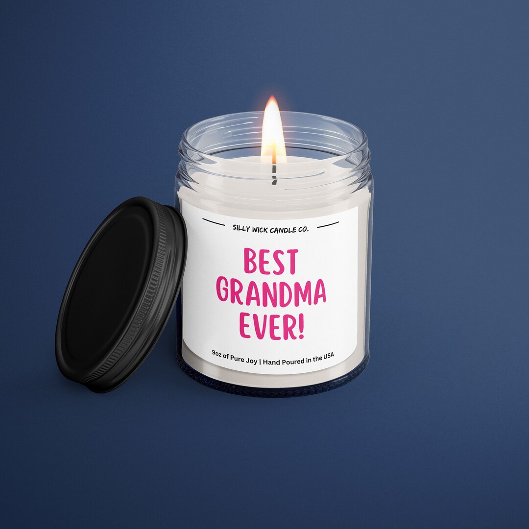 Best Grandma Gift Candle Grandmother Birthday Gift Candle Grandma Best